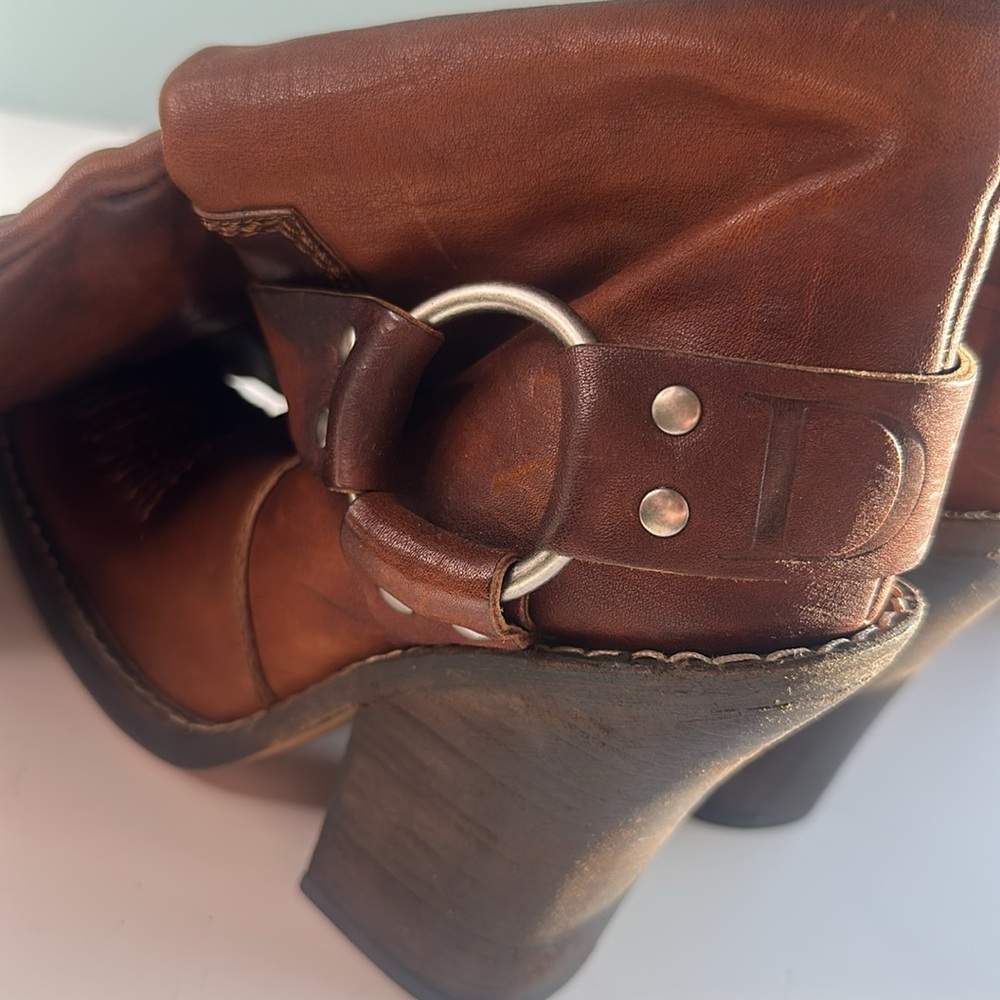 Women's Dior Brown Leather Boots - Picture 10 of 11